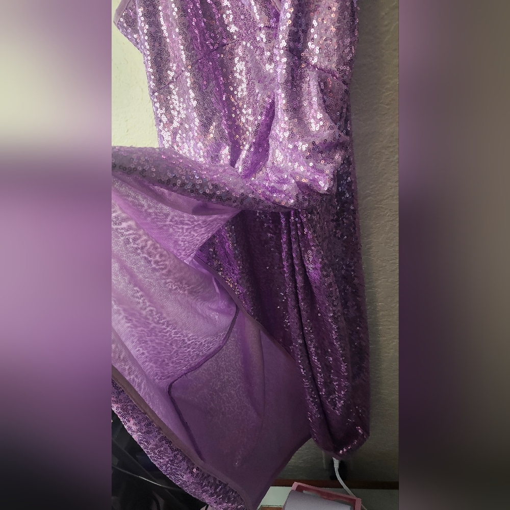 Purple Sequin Dress 3xl - Picture 4 of 10